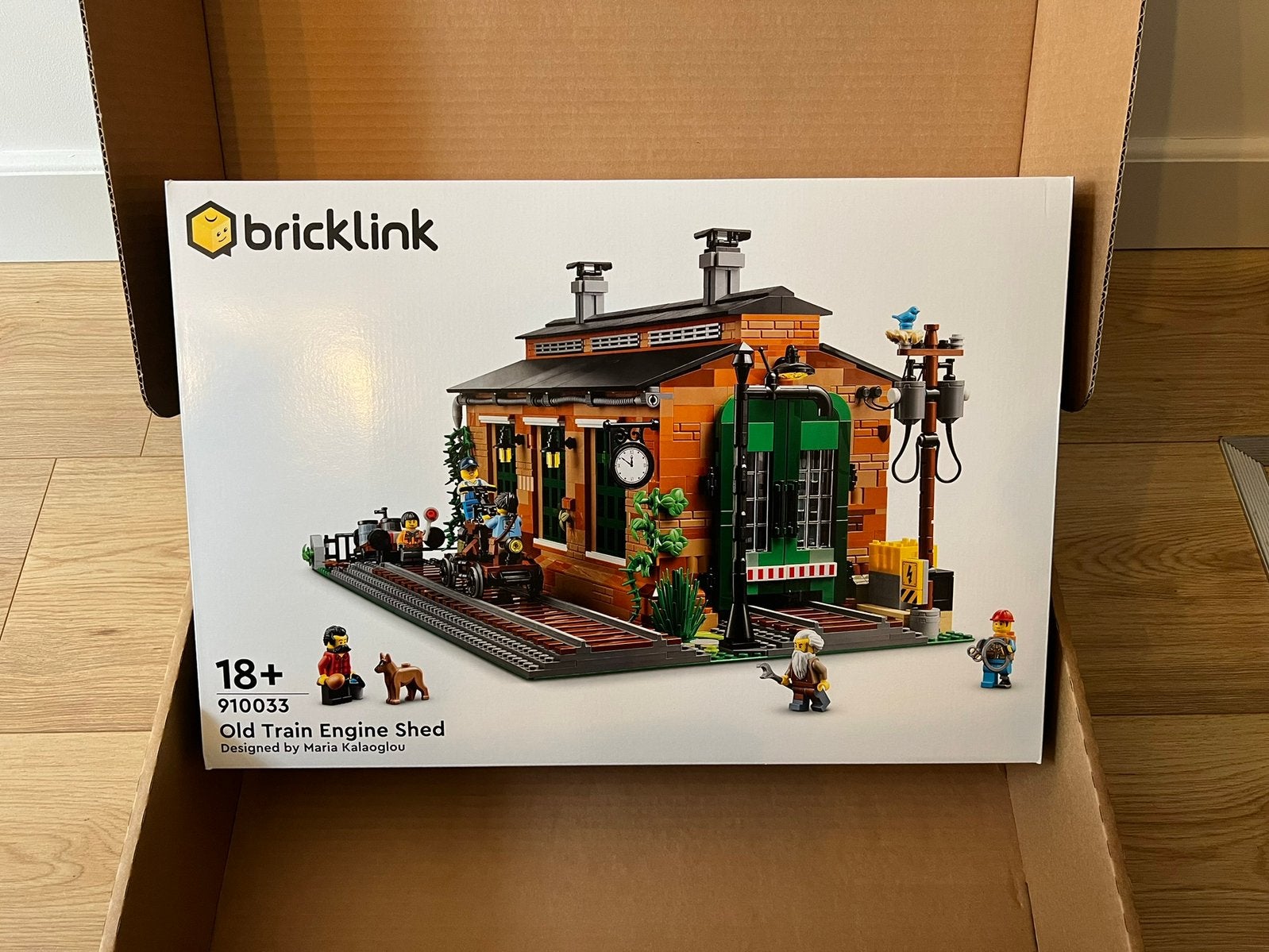 Lego 910033 Old Train Engine Shed, Ophalen, Lego, Nieuw, Complete set
