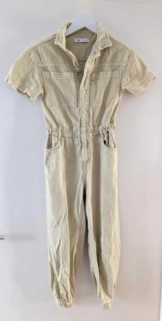 Zara jumpsuit maat 140 beige (2797*), Kinderen en Baby's, Kinderkleding | Maat 140, Overige typen, Meisje, Zara, Ophalen of Verzenden
