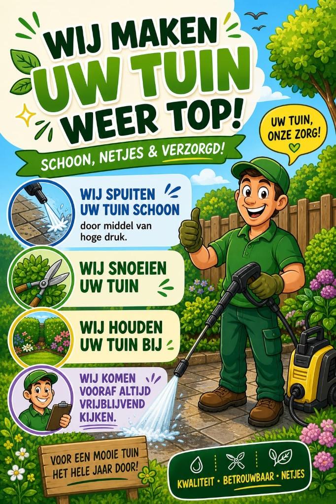 Terras onkruid vrijmaken of schoonspuiten (snoeien), Diensten en Vakmensen, Tuinmannen en Stratenmakers, Tuinonderhoud of Snoeiwerk