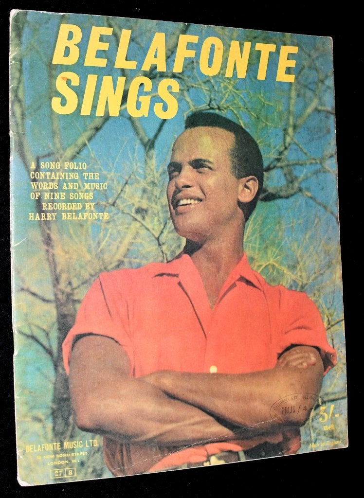 Belafonte Sings - A Song Folio Containing The Words And Musi, Gebruikt, Gitaar, Ophalen of Verzenden, Artiest of Componist