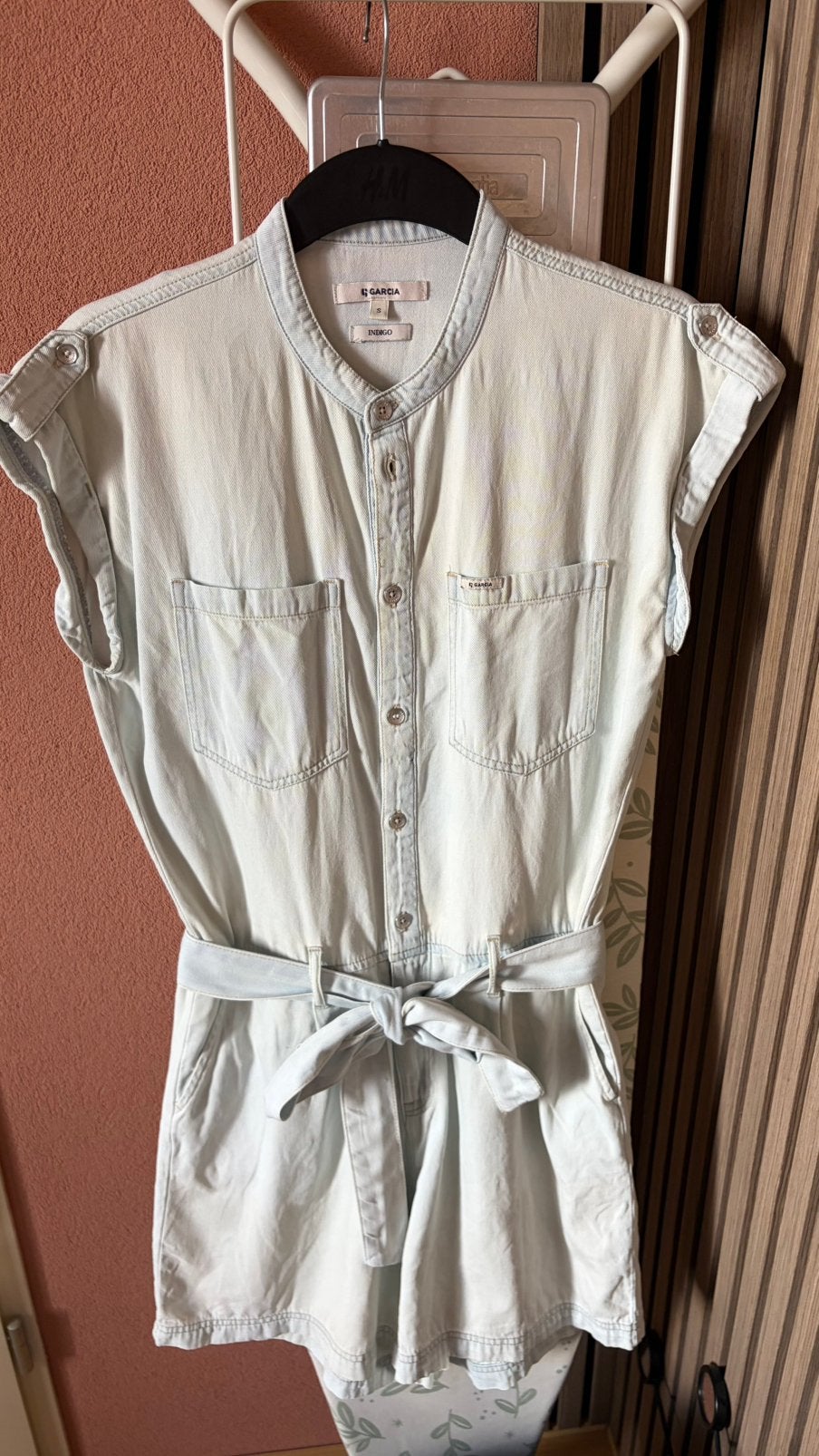 Jeans jumpsuit Garcia maat S, Ophalen of Verzenden, Zo goed als nieuw, Maat 36 (S), Blauw