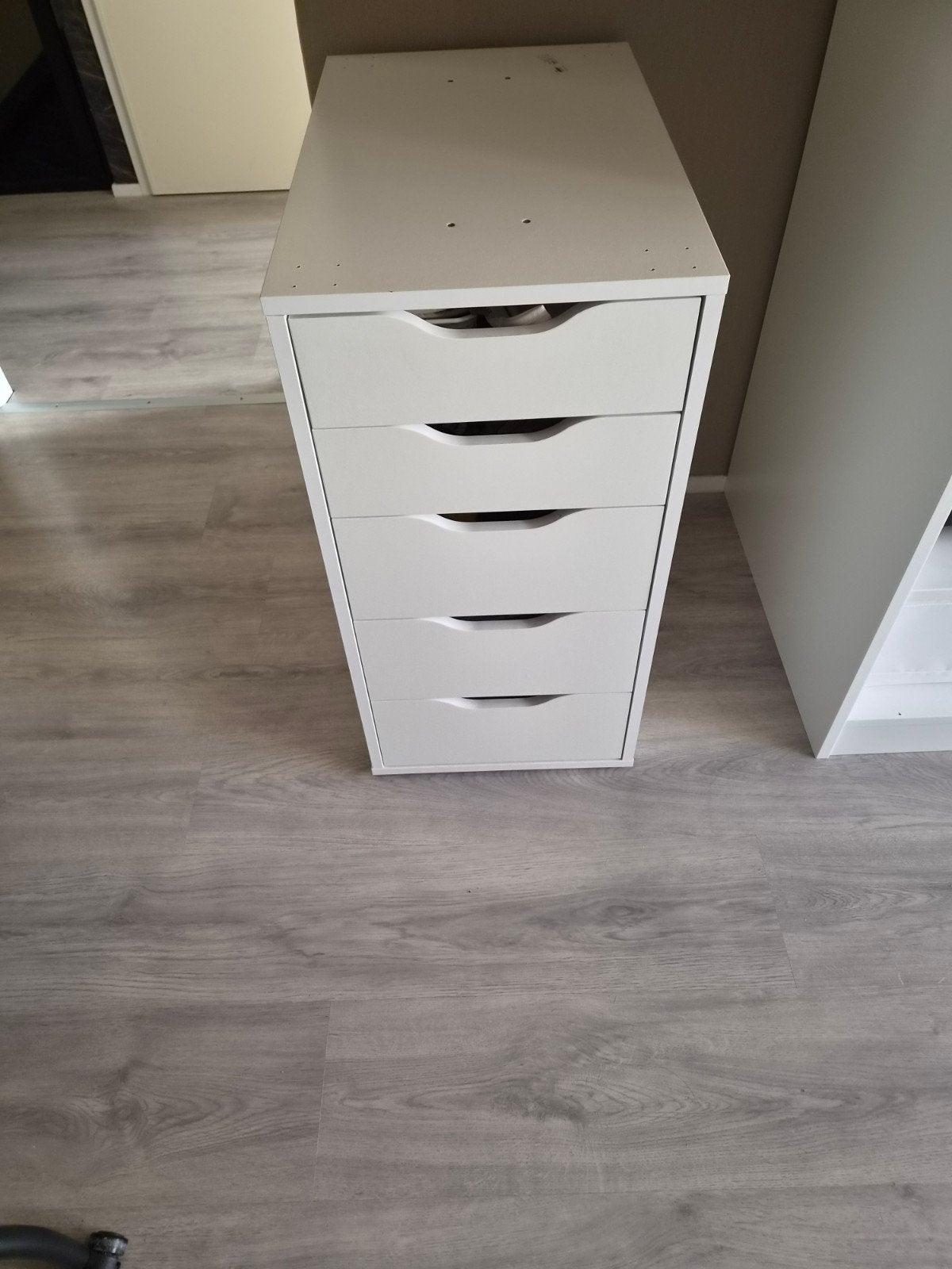 ikea alex ladekast zgan, Ophalen, Minder dan 50 cm, 5 laden of meer, Zo goed als nieuw