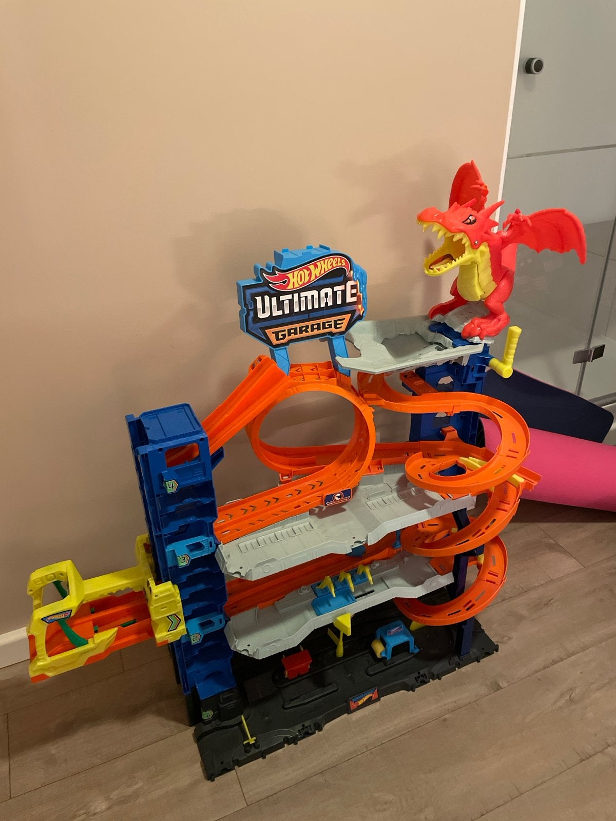Hot Wheels Ultimate Garage met draak, Ophalen of Verzenden, Gebruikt, Jongen of Meisje