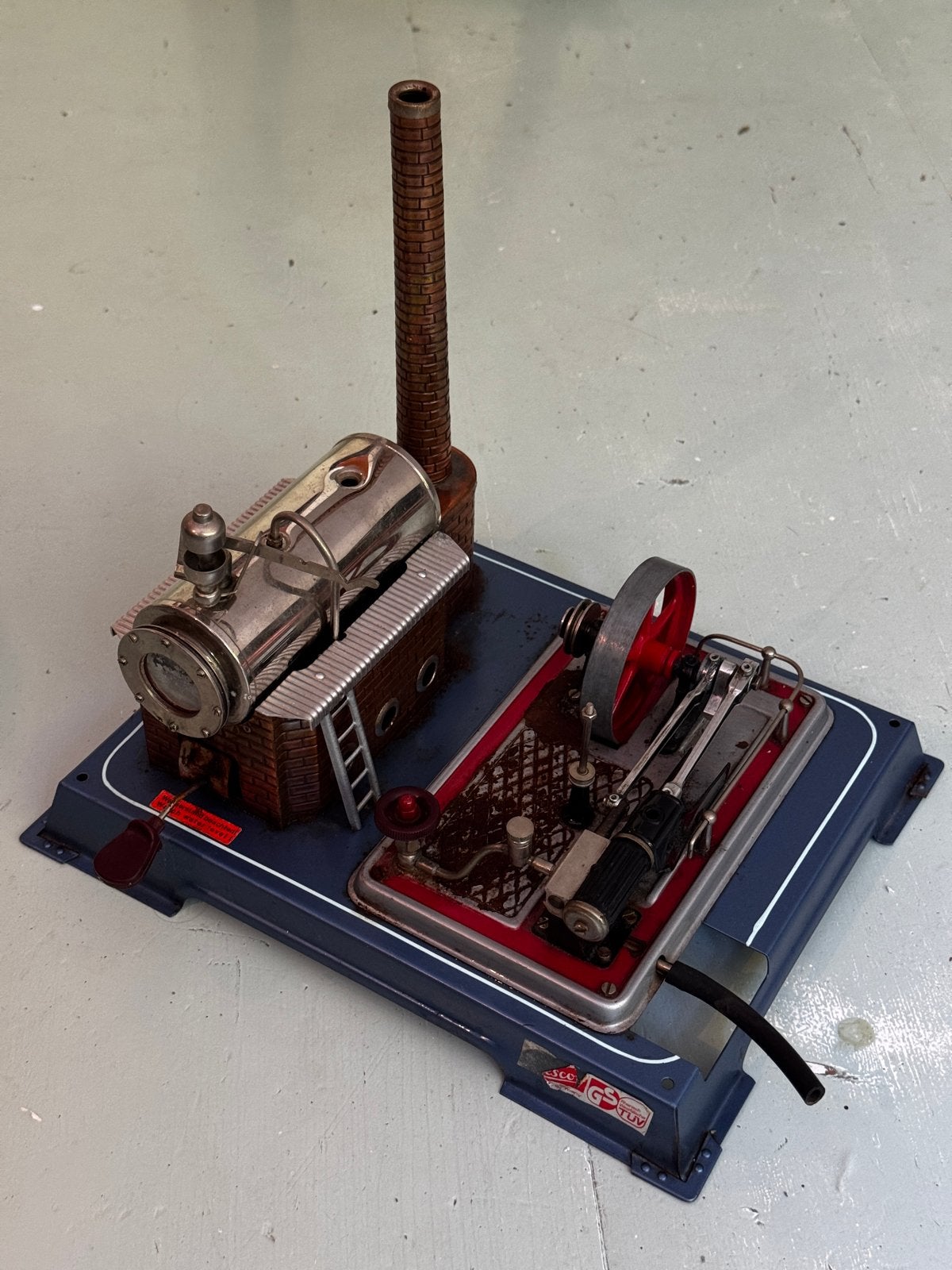 Wilesco stoommachine met accessoires, boor en zaag, Hobby en Vrije tijd, Ophalen of Verzenden, Gebruikt, Overige typen