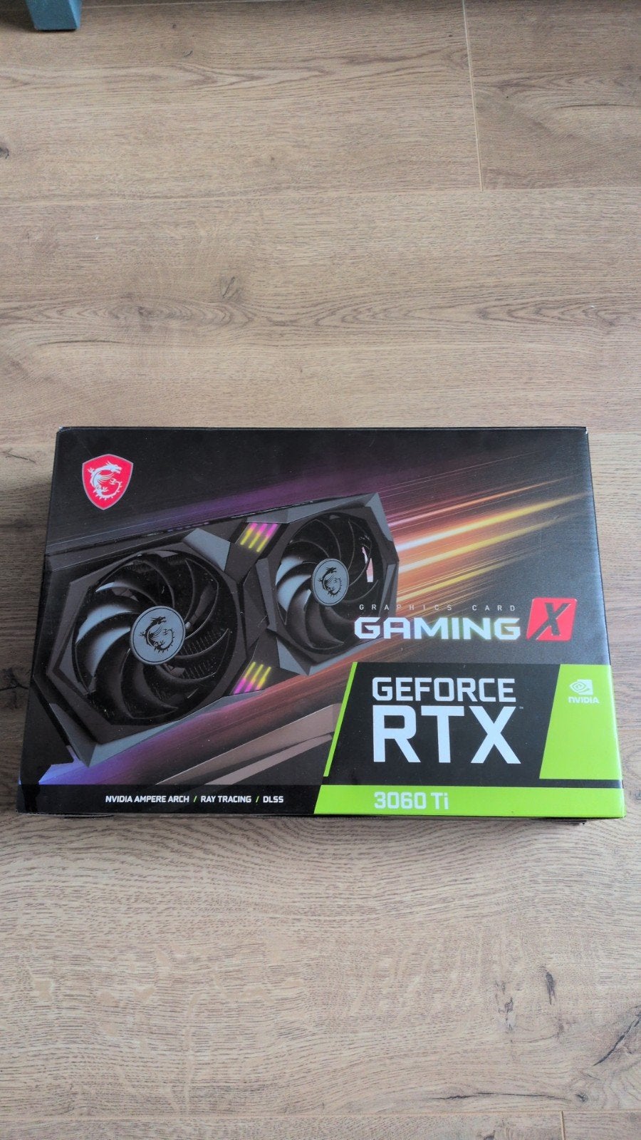 MSI GeForce RTX 3060 Ti Gaming X 8GB – compleet met doos, Computers en Software, Videokaarten, Ophalen, Zo goed als nieuw, GDDR6