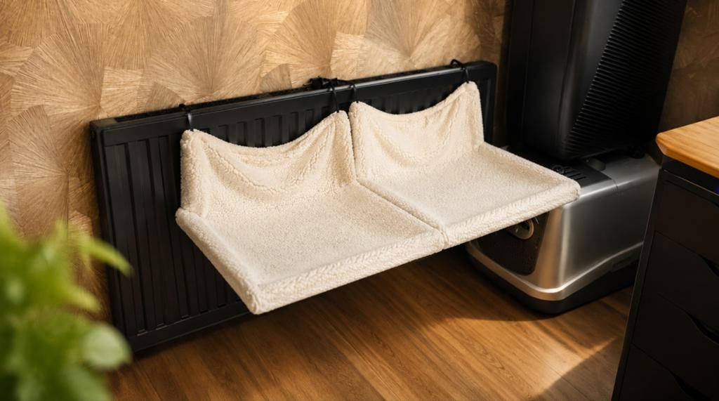Katten Hangmat voor Radiator – Super Zacht & Comfortabel, Ophalen of Verzenden, Zo goed als nieuw, Pluche