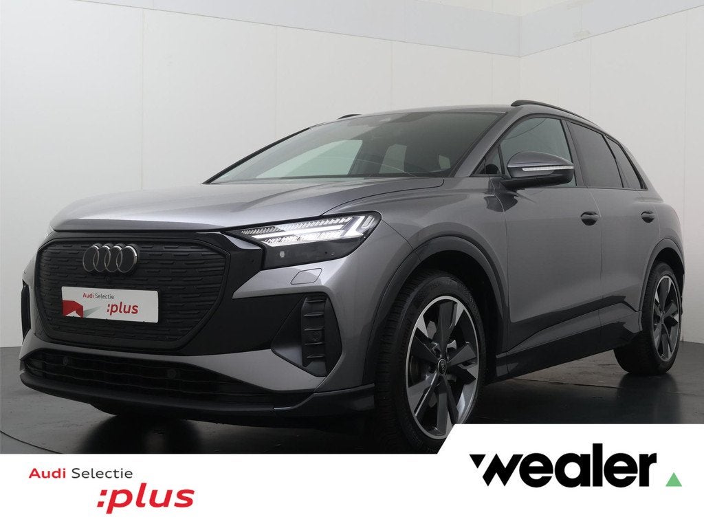 Audi Q4 e-tron 45 quattro Advanced edition 82 kWh | 286 PK |, Auto's, Audi, 12 maanden, Stof, Gebruikt, Zwart