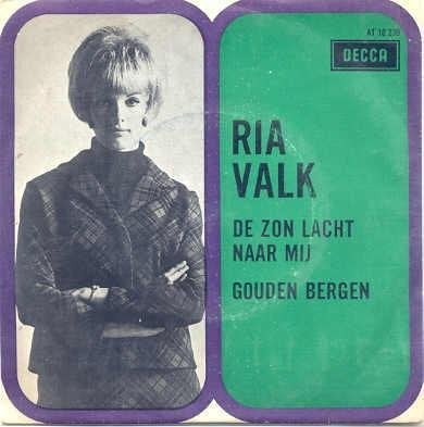 Ria Valk- De zon lacht naar mij, 7 inch, Ophalen of Verzenden, Zo goed als nieuw, Levenslied of Smartlap