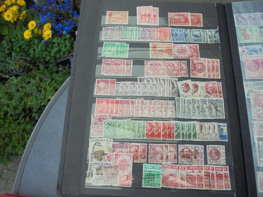 1.Australie.  Super mooie voorraadpartij in dik boek. oa oud, Ophalen of Verzenden, Buitenland