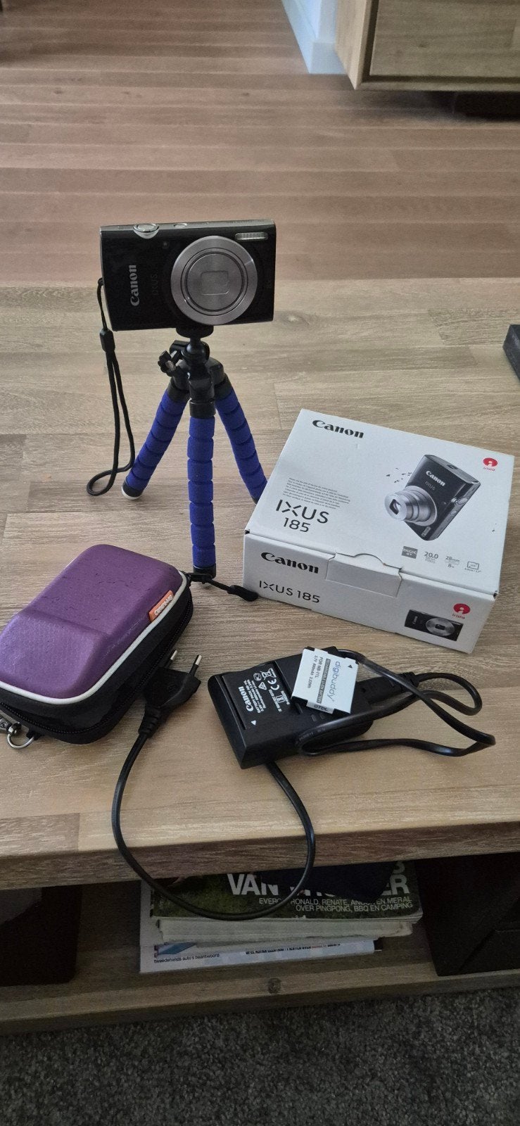 Canon IXUS 185 Compactcamera met accessoires, Audio, Tv en Foto, Fotocamera's Digitaal, Ophalen, Canon, Cameratas, Zo goed als nieuw