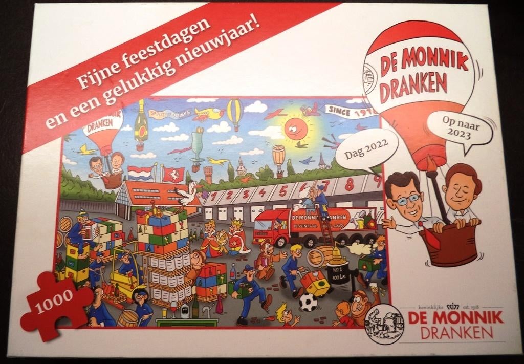 Puzzel De Monnik dranken, Ophalen of Verzenden, 500 t/m 1500 stukjes, Zo goed als nieuw, Legpuzzel