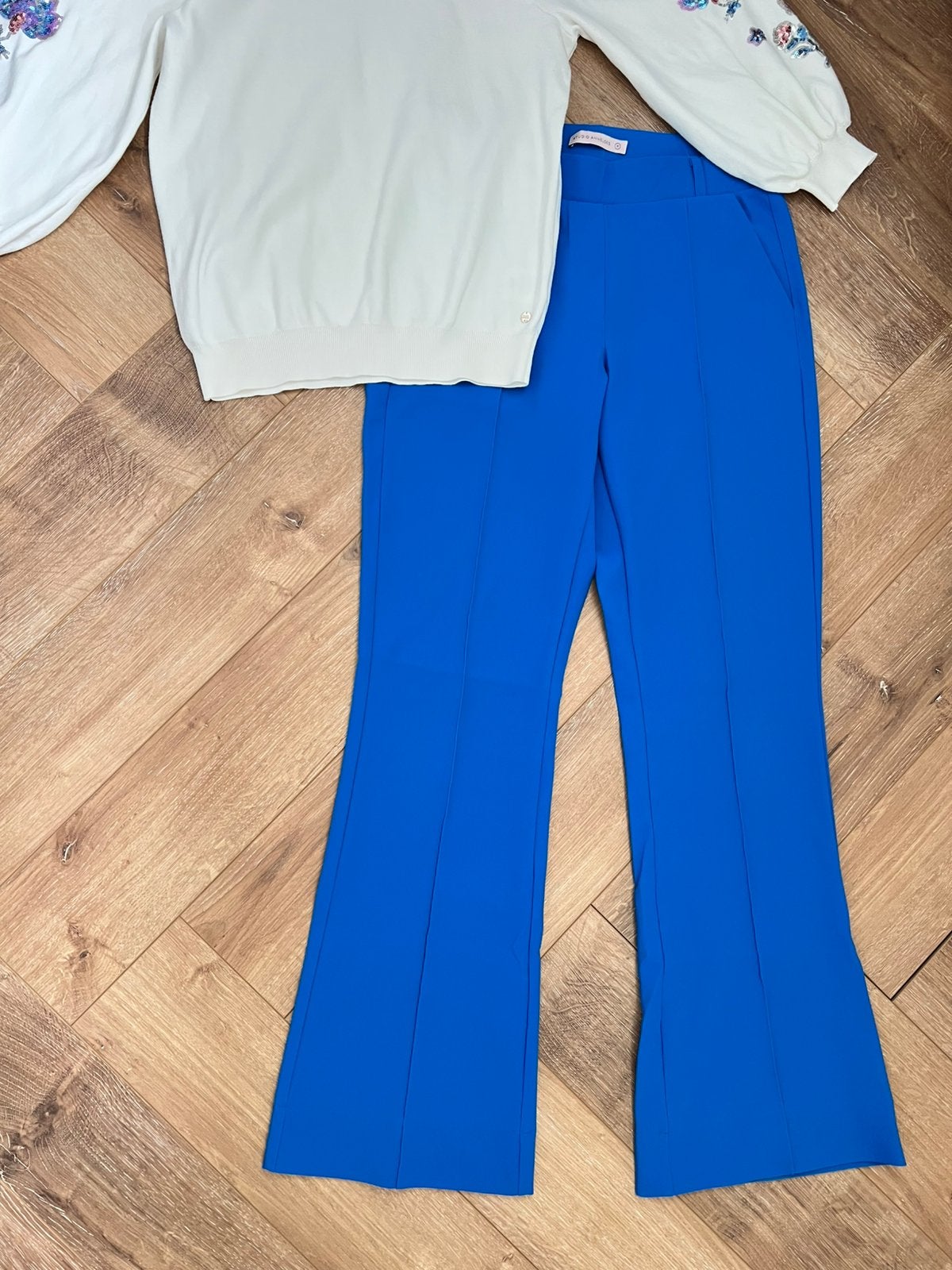 Studio anneloes set M embroidery trui & flair stitch broek, Maat 38/40 (M), Ophalen of Verzenden, Zo goed als nieuw, X