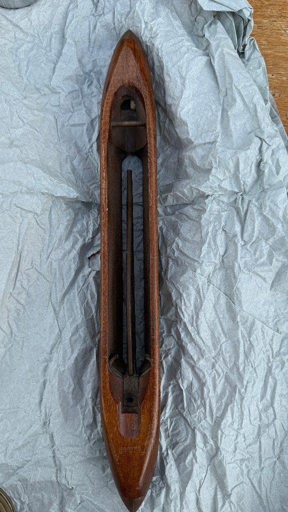 Vintage houten weefspoel / schietspoel – oud weefgetouw, Antiek en Kunst, Ophalen of Verzenden