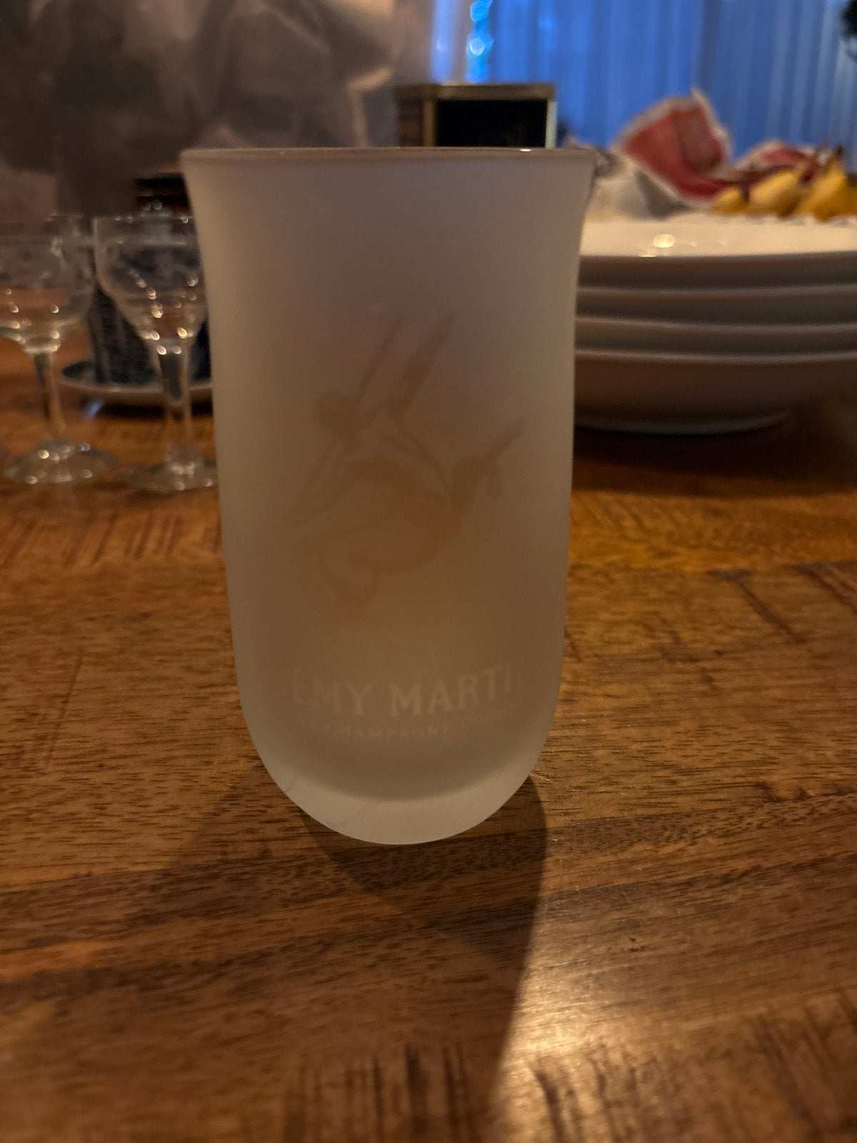 Cognac glas Rémy Martin, Ophalen of Verzenden, Zo goed als nieuw, Wit, Overige merken