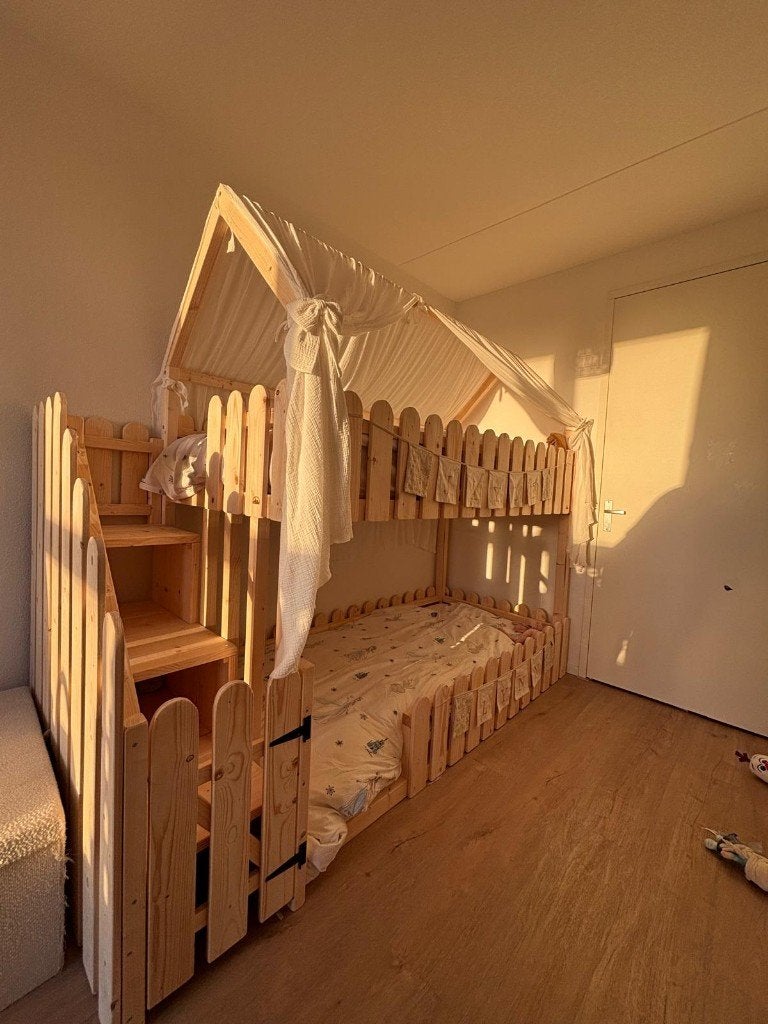 Unieke kinderbedden op maat en volgens je eigen idee, 85 tot 100 cm, Hoogslaper of Stapelbed, Nieuw, Ophalen of Verzenden