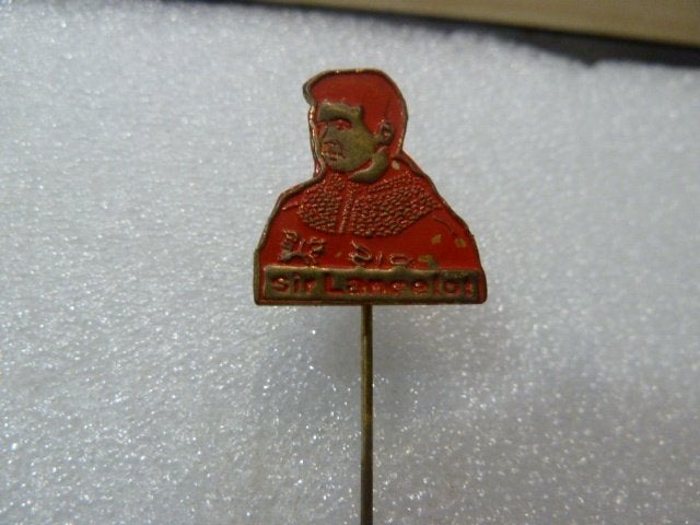 Vintage Speldje Sir Lancelot Ridder Pin, Verzamelen, Ophalen of Verzenden, Gebruikt, Overige onderwerpen, Speldje of Pin