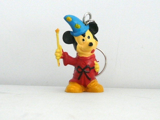 Sleutelhanger # Mickey Mouse - tovenaars leerling., Ophalen of Verzenden, Mickey Mouse, Zo goed als nieuw, Beeldje of Figuurtje