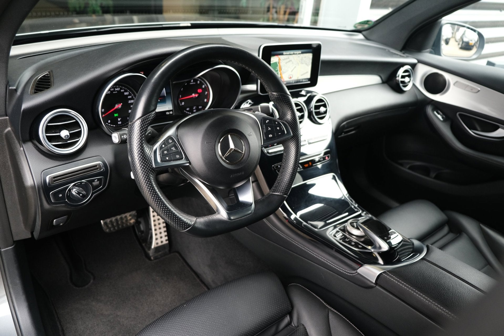 Mercedes-Benz GLC-klasse Coupé 250 4MATIC AMG DCT Navi Lede, Automaat, Gebruikt, Zwart, Bedrijf