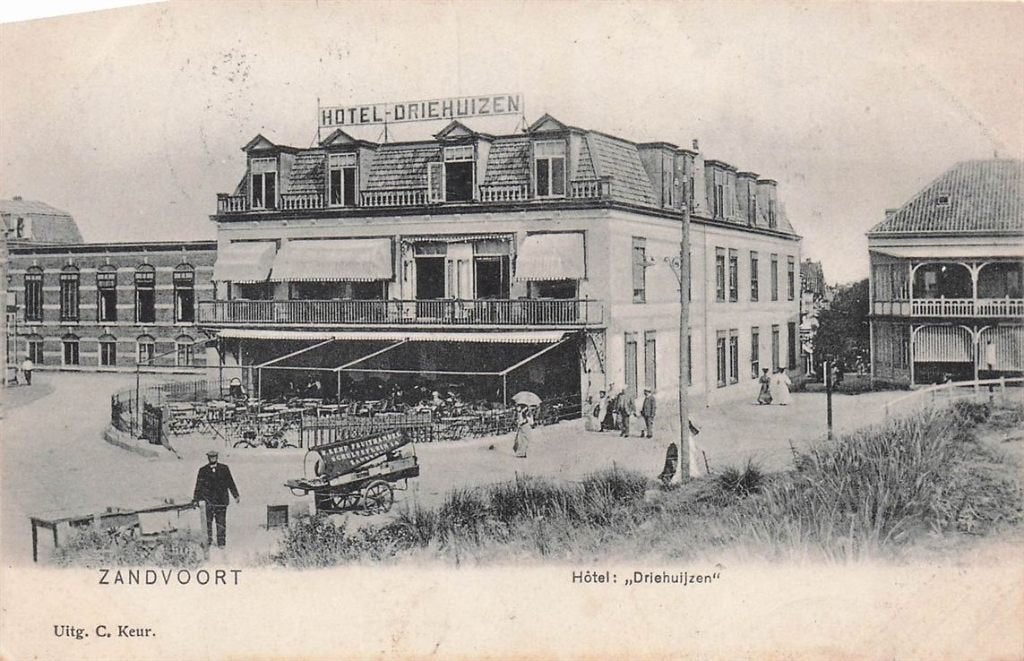 703-137-015 Hotel Driehuizen Zandvoort, Verzenden, Voor 1920, Noord-Holland