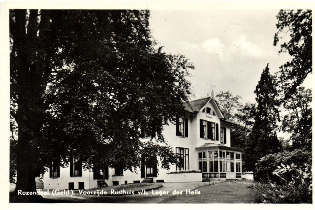 Rozendaal [Geld.], Voorzijde Rusthuis v/h. Leger des Heils -, Verzamelen, Ophalen of Verzenden, 1960 tot 1980, Gelopen, Zuid-Holland