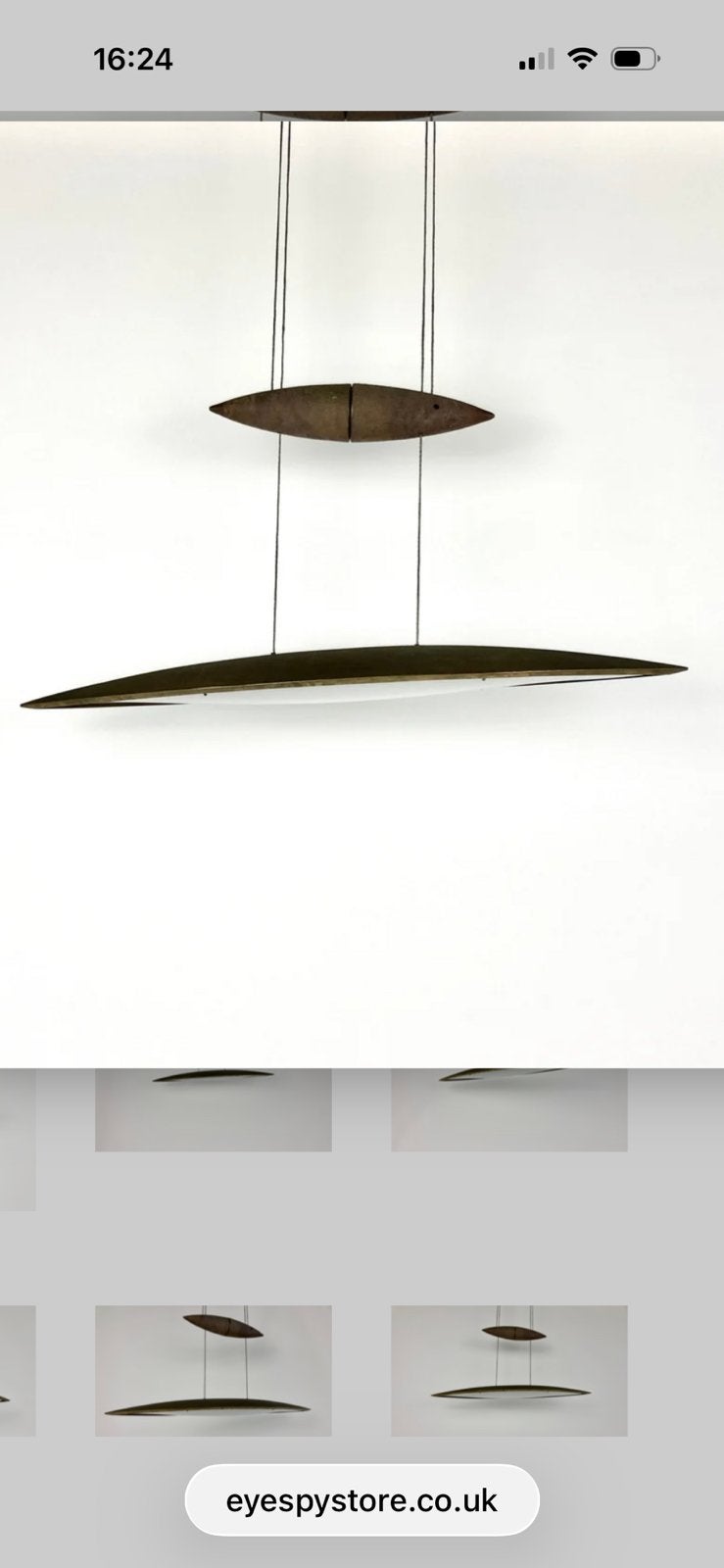 Bronze Tai Lang 80 Pendant Lamp by Tobias Grau, Germany, Ophalen of Verzenden, Nieuw, Metaal