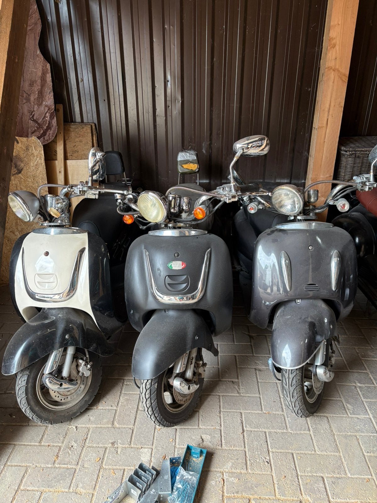 3x Loop of Sloop Retro scooter, Fietsen en Brommers, Snorfietsen en Snorscooters, Gebruikt, Overige merken, Benzine, Ophalen