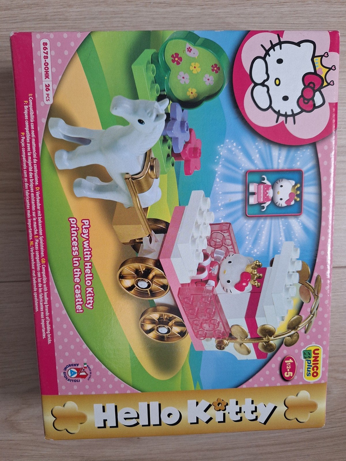 Hello Kitty prinses in het kasteel bouwset (26 stuks), Ophalen of Verzenden, Nieuw