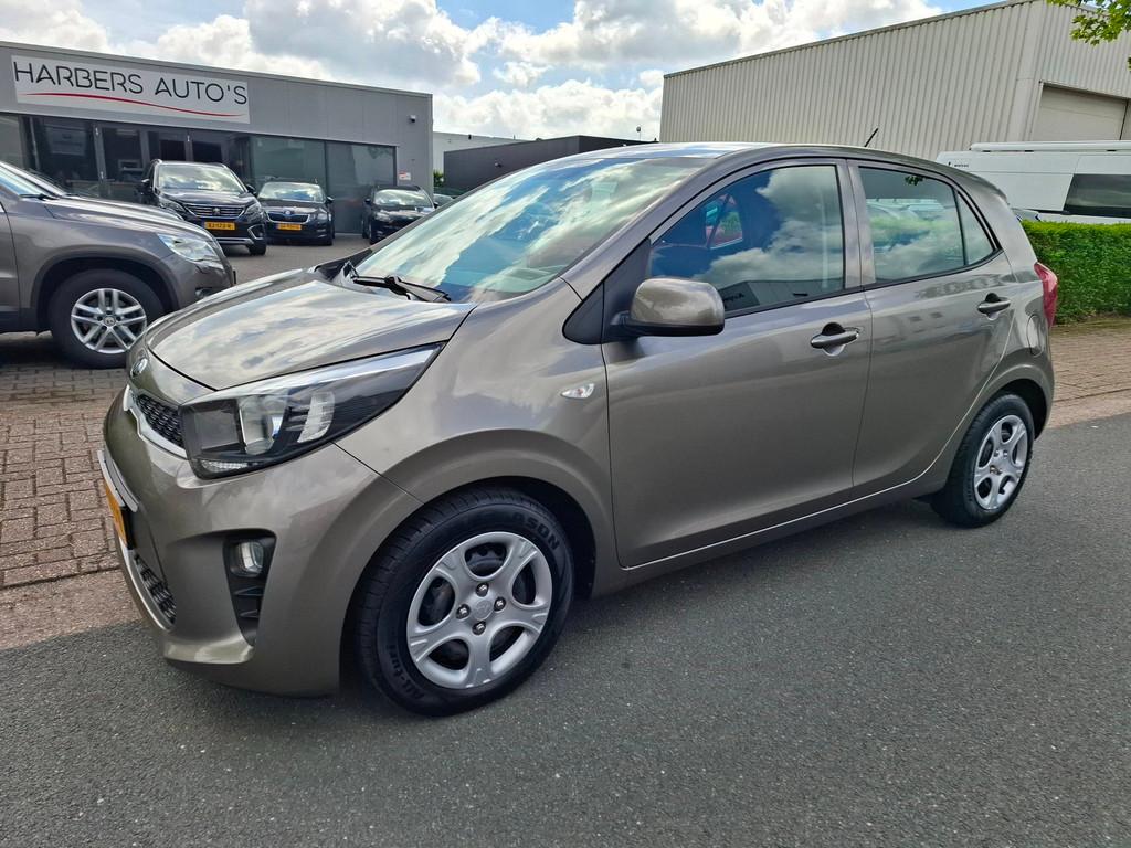 Kia Picanto 1.0 CVVT EconomyPlusLine AIRCO/5 DEURS!, Voorwielaandrijving, Stof, Gebruikt, 4 stoelen