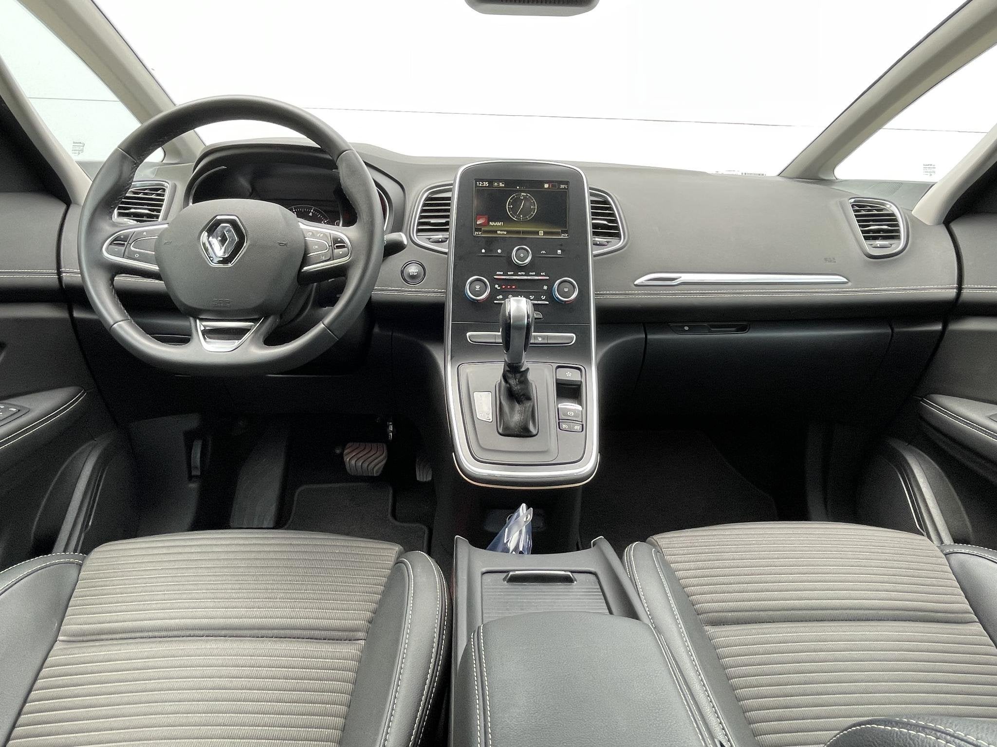 Renault Scénic 1.3 TCe Intens | 1e eig. | Lage km.stand | T, Auto's, Renault, Euro 6, 4 cilinders, Blauw, Leder en Stof