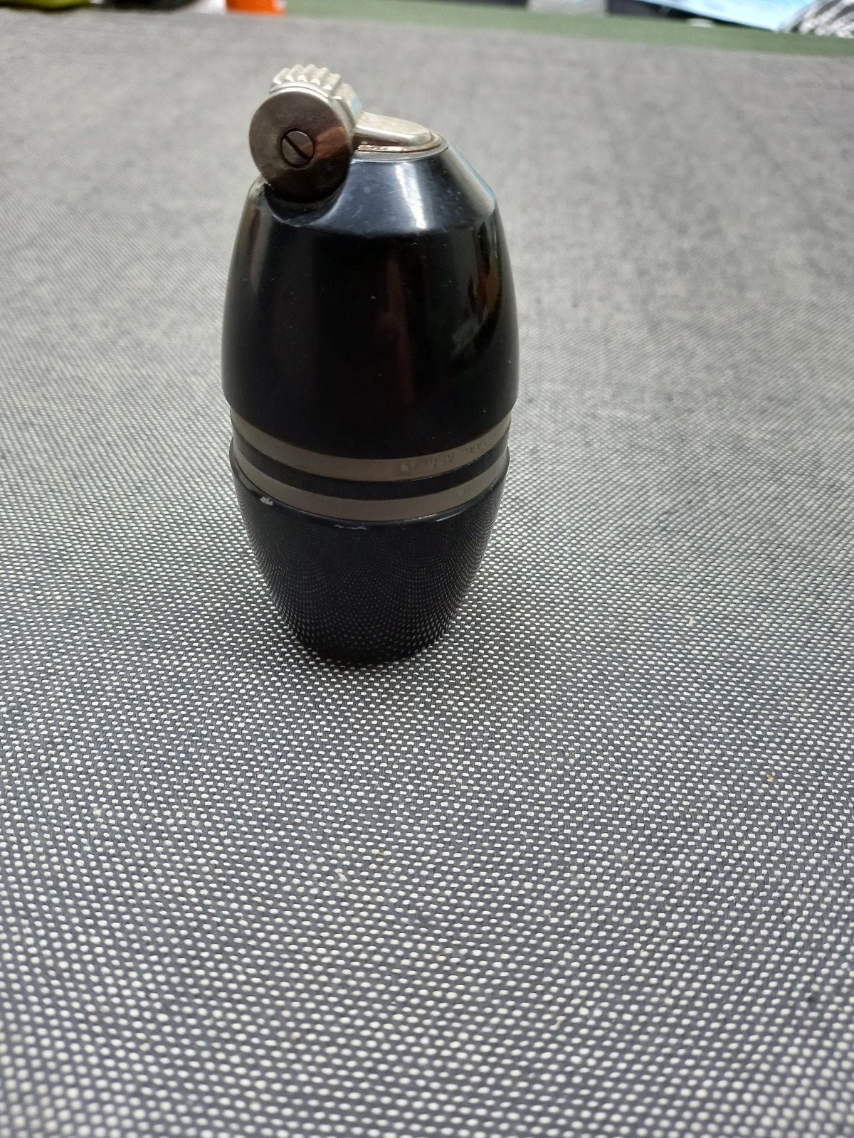 Vintage Poppell aansteker van verzekeringsbank, 60er jaren., Ophalen of Verzenden, Gebruikt, Aansteker