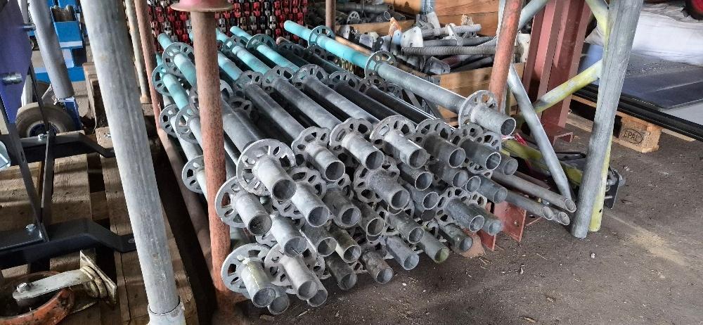 Staanders Layher afix scafom altrad allround, Doe-het-zelf en Verbouw, Steigers, Ophalen, Gebruikt, Gevelsteiger, 5 meter of hoger