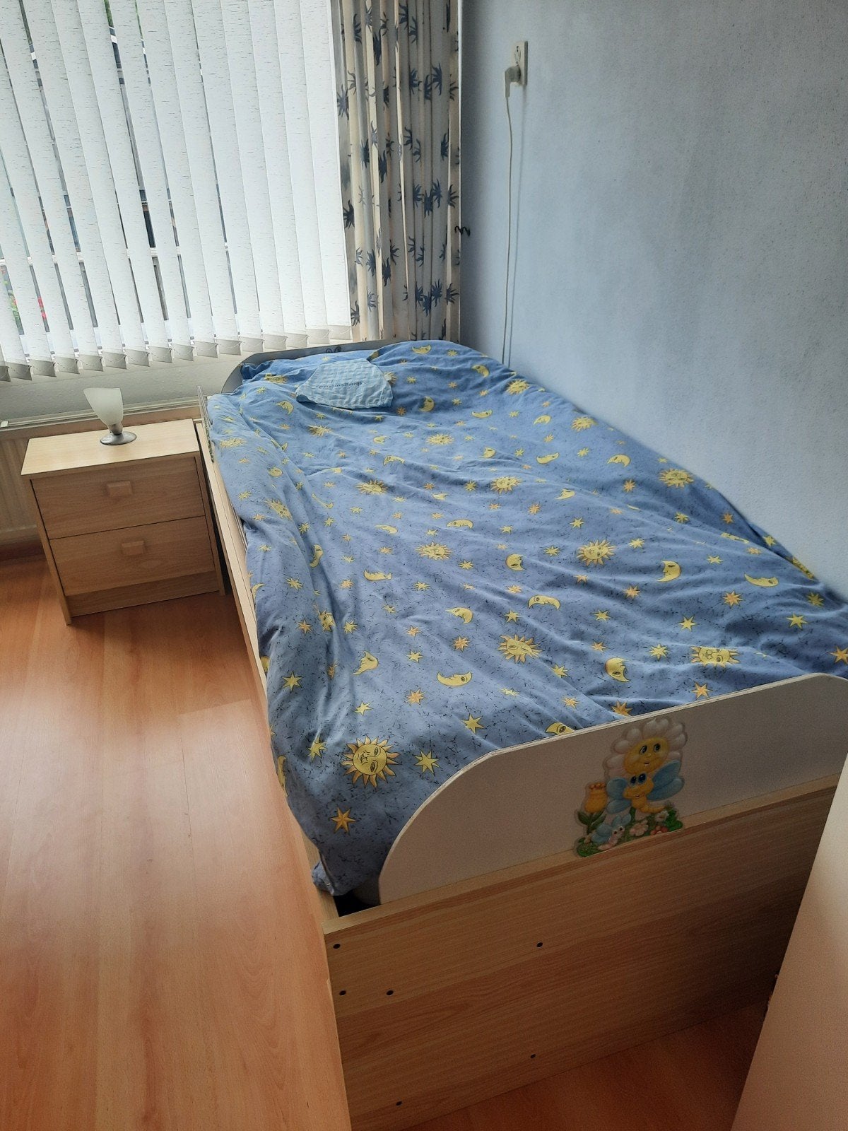 tienerkamer plus bed bureau en kast, Ophalen, Eenpersoons