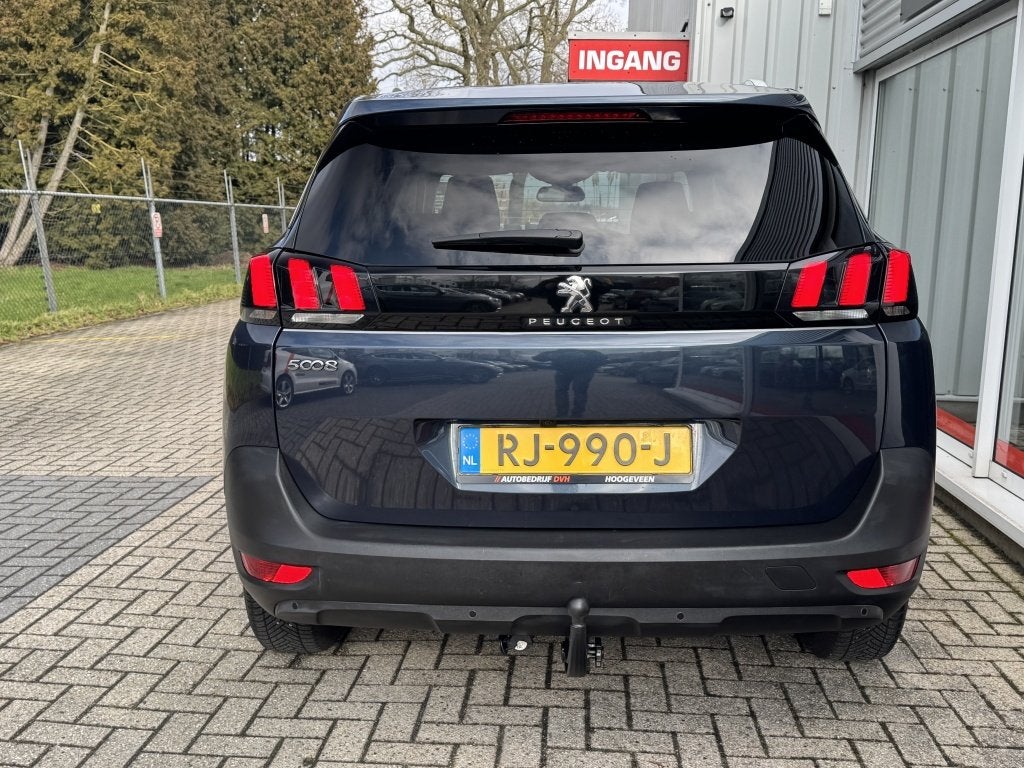 Peugeot 5008 1.2 Executive | 7Pers. | Afn. Trekhaak | Camera, Auto's, Stof, Gebruikt, Euro 6, Blauw