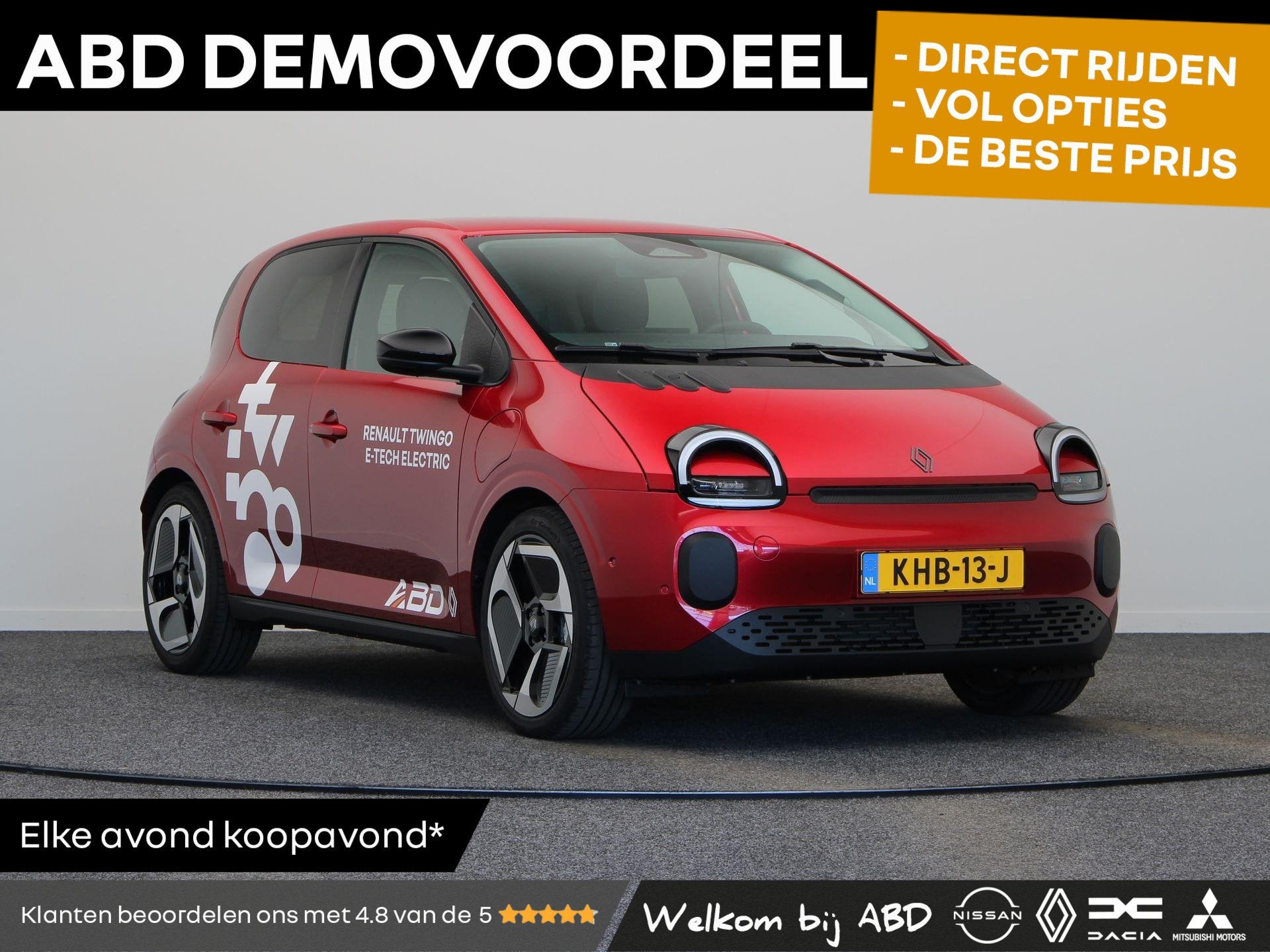 Renault Twingo urban range techno 27.5 kWh | 18" lichtmetale, Electronic Stability Program (ESP), Origineel Nederlands, 28 kWh