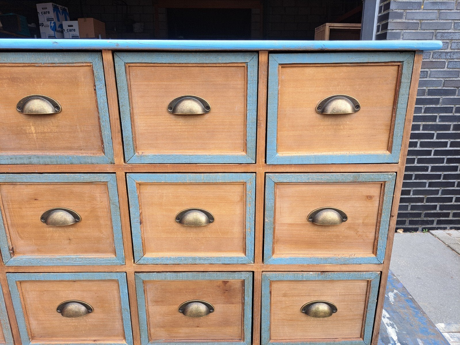 Houten ladekast gratis bezorging regio, Old look, R.kooij65@gmail.com, Gebruikt, 100 tot 150 cm