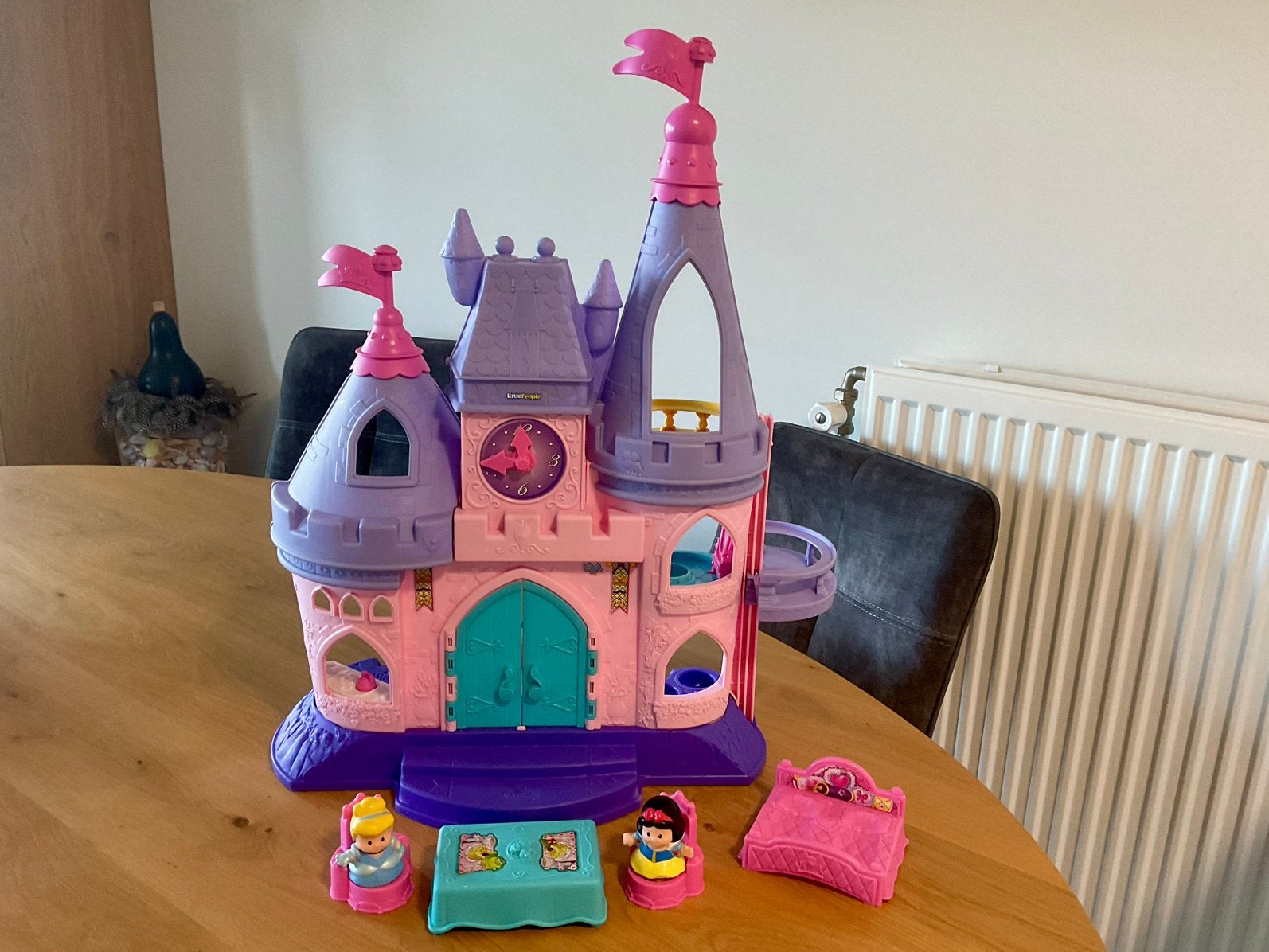 Little People : Disney Kasteel + prinsesjes met geluid, Kinderen en Baby's, Speelgoed | Fisher-Price, Ophalen, Gebruikt, Speelset