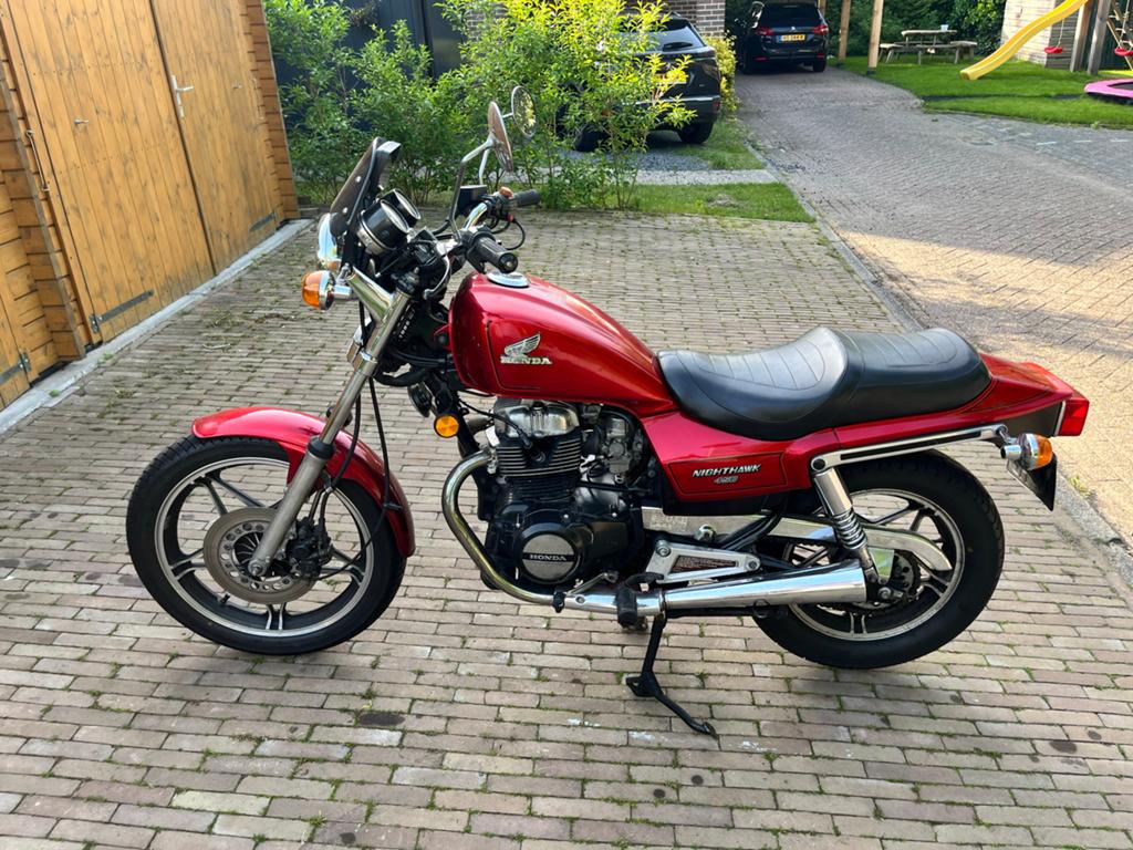 Honda Nighthawk 450 sce, Motoren, 450 cc, Handvatverwarming, 2 cilinders, Motorrijbewijs A