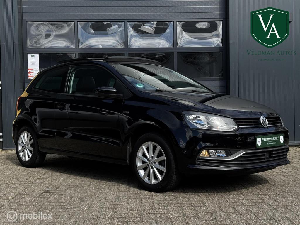 Volkswagen Polo 1.0 MPI Lounge | Pano | Cruise | PDC | airco, Auto's, Volkswagen, Gebruikt, 60 pk, Zwart, Bedrijf