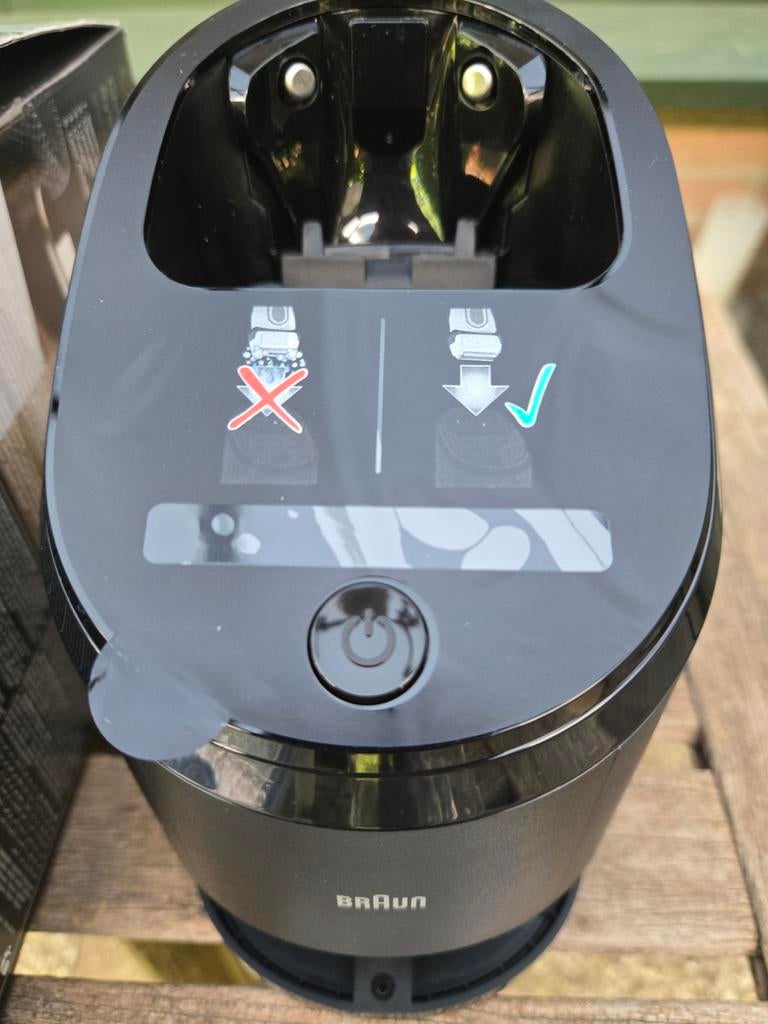 Braun scheerapparaat reinigingsmachine, Gehele gezicht, Zwart, Nieuw, Ophalen of Verzenden