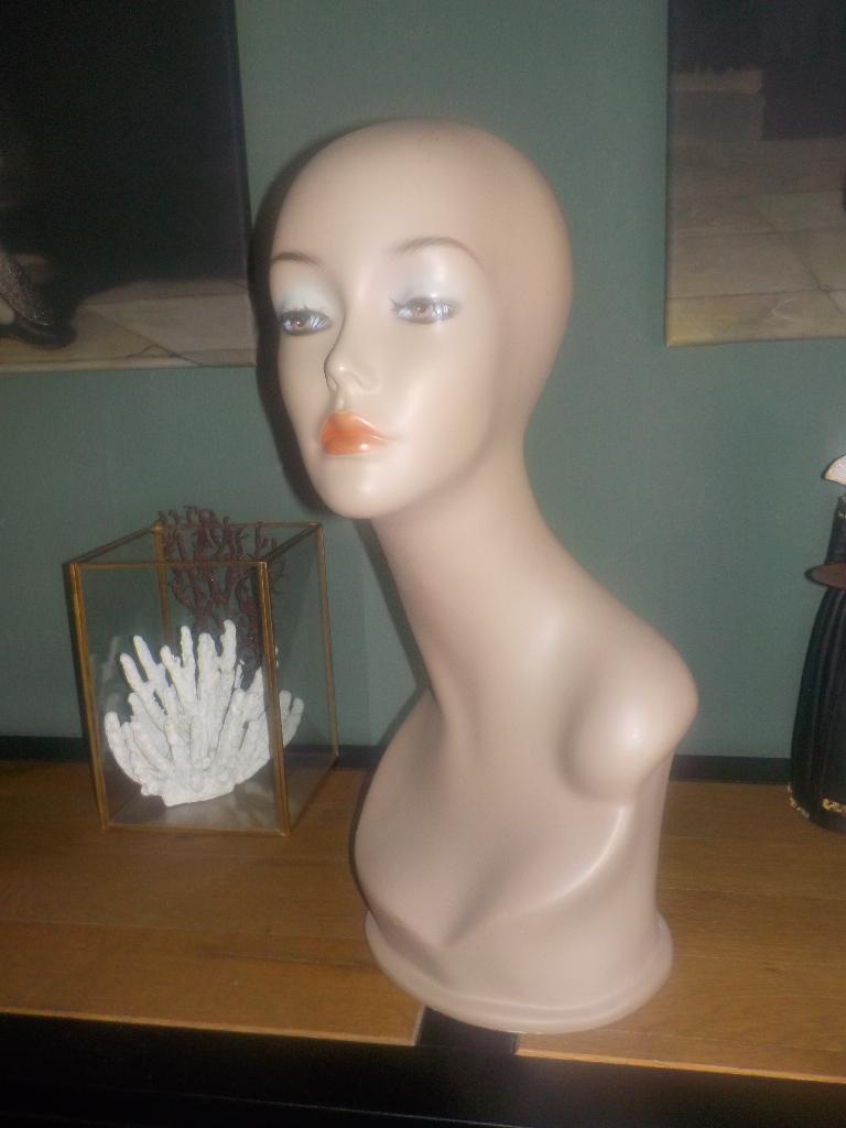 buste ,mannequin , pruikenhoofd, Ophalen