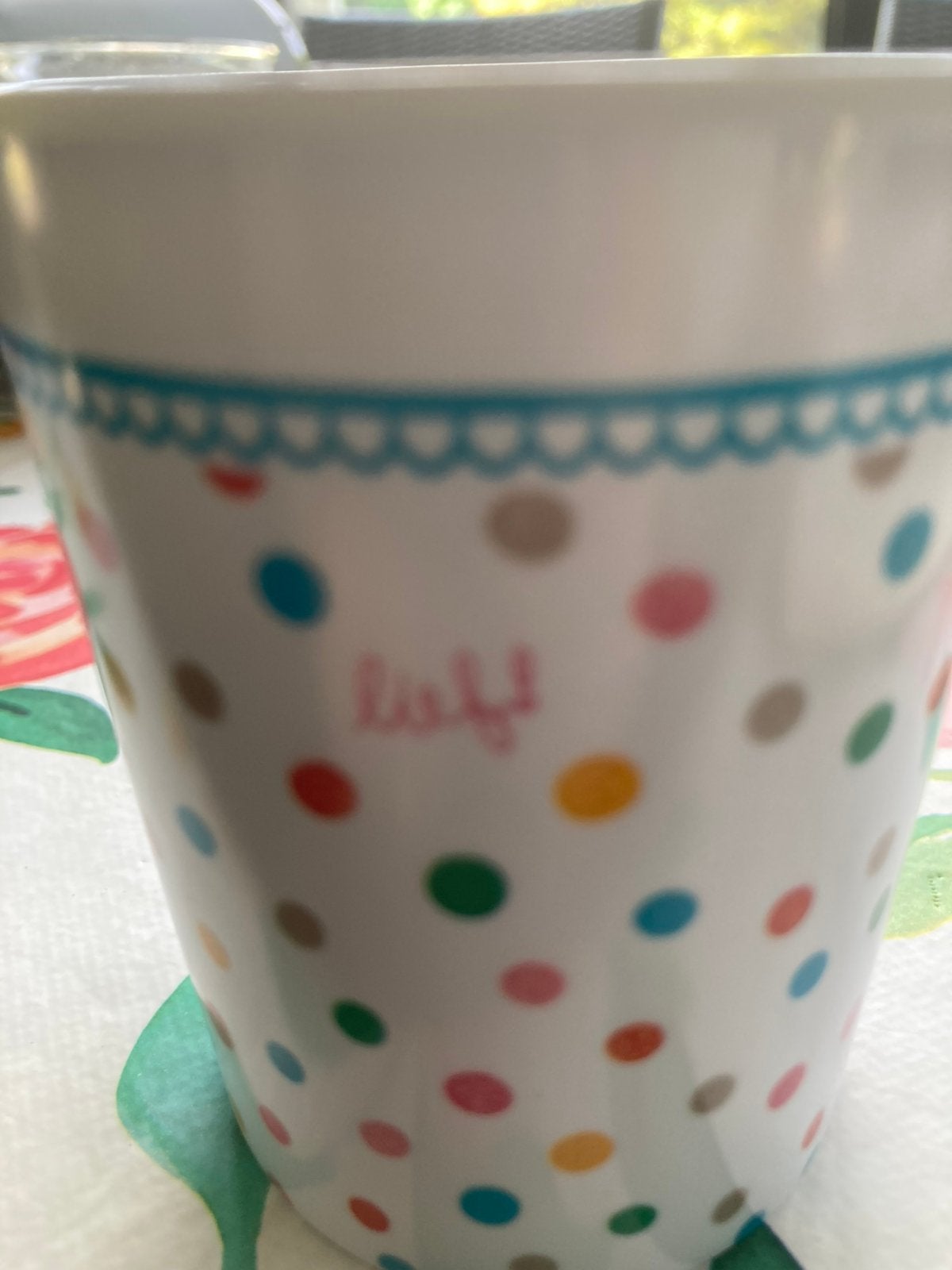 Lief lampje, voorraadbus, beker en plastic beker., Ophalen of Verzenden, Zo goed als nieuw
