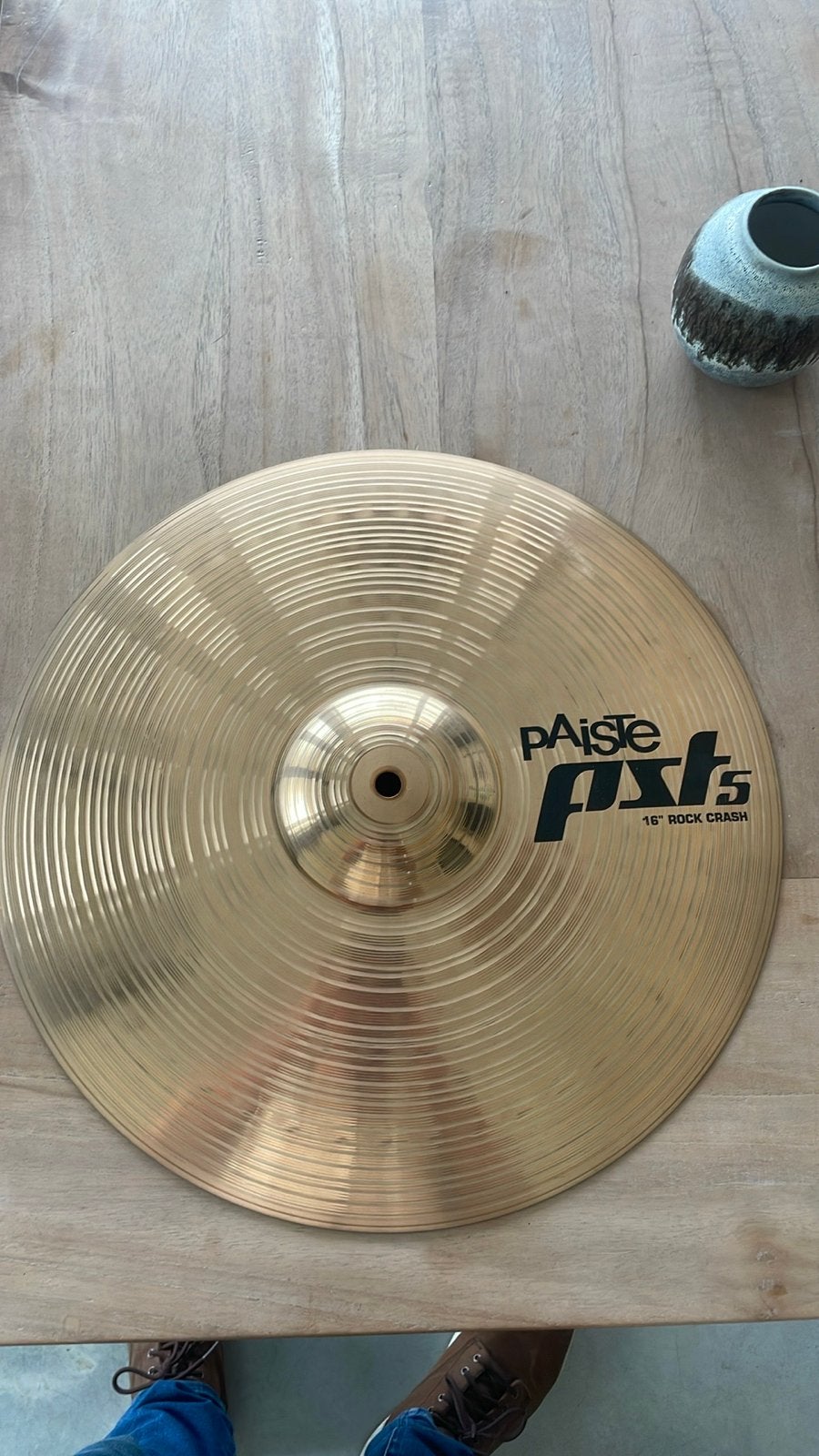 Paiste PST5 16" Rock Crash Bekken - Zo goed als nieuw, Ophalen, Zo goed als nieuw, Drums of Percussie