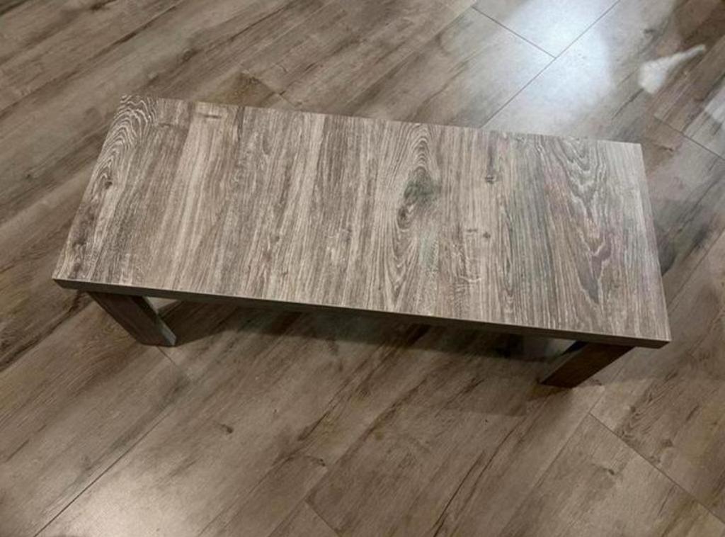 Salontafel/bijzettafel 100x40x36,5 cm, 50 tot 100 cm, Vierkant, Ophalen of Verzenden, Zo goed als nieuw