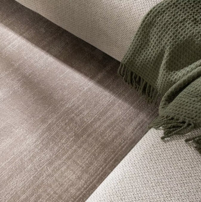 Viscose jeans taupe 160*230 W72, Ophalen of Verzenden, Nieuw, Tapijt