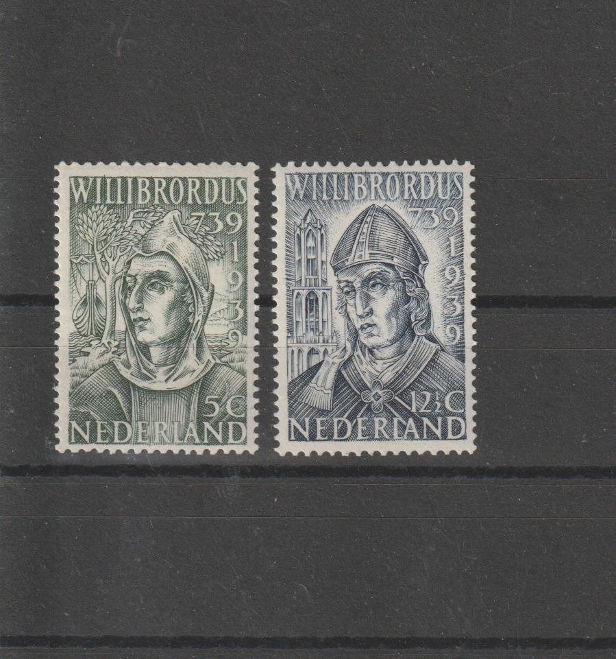 Nederland 1939, NVPH 323 t/m 324, Postfris., Verzenden, T/m 1940, Postfris