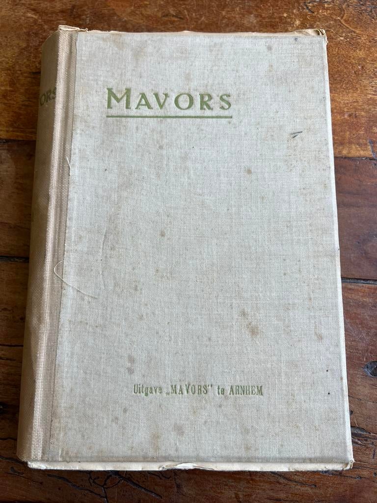 Nederlands MAVORS jaargang 1941 mobilisatie wapens, Ophalen of Verzenden, Nederland, Boek of Tijdschrift