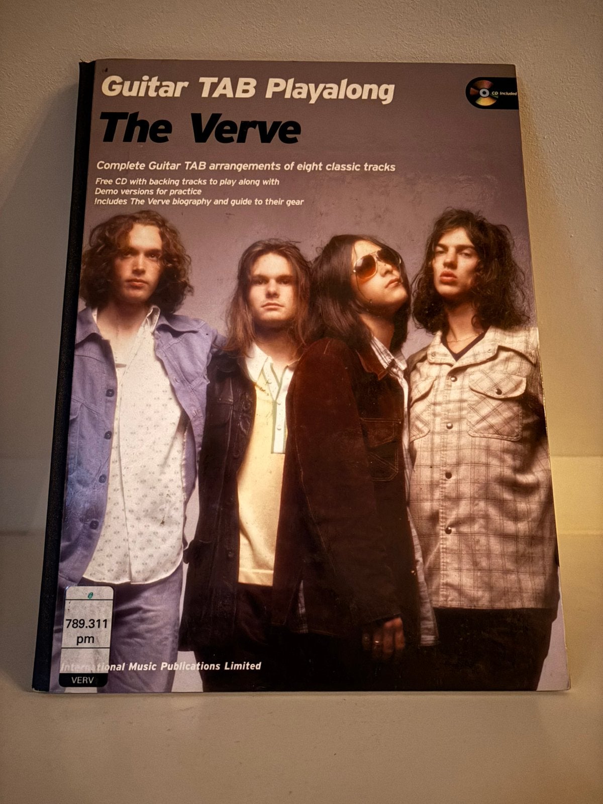 The Verve - Guitar TAB Playalong met CD, Ophalen of Verzenden, Gitaar, Gebruikt, Rock en Metal