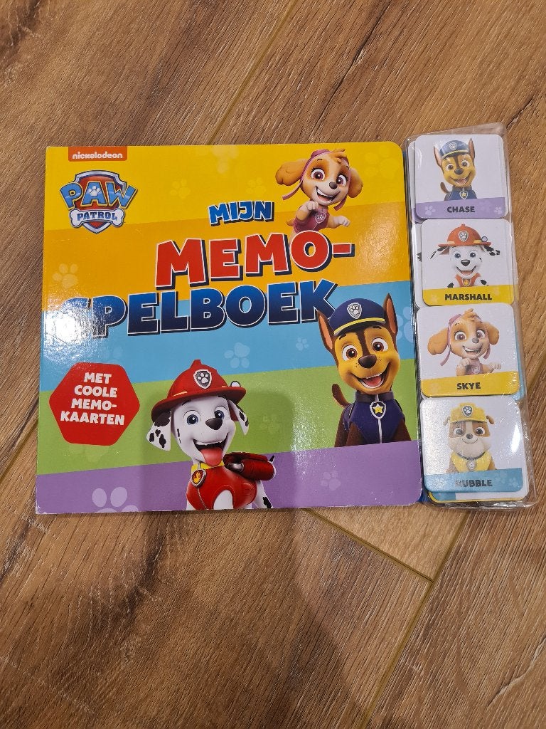 Memo spelboek Paw patrol, Kinderen en Baby's, Speelgoed | Educatief en Creatief, Ophalen of Verzenden, Zo goed als nieuw