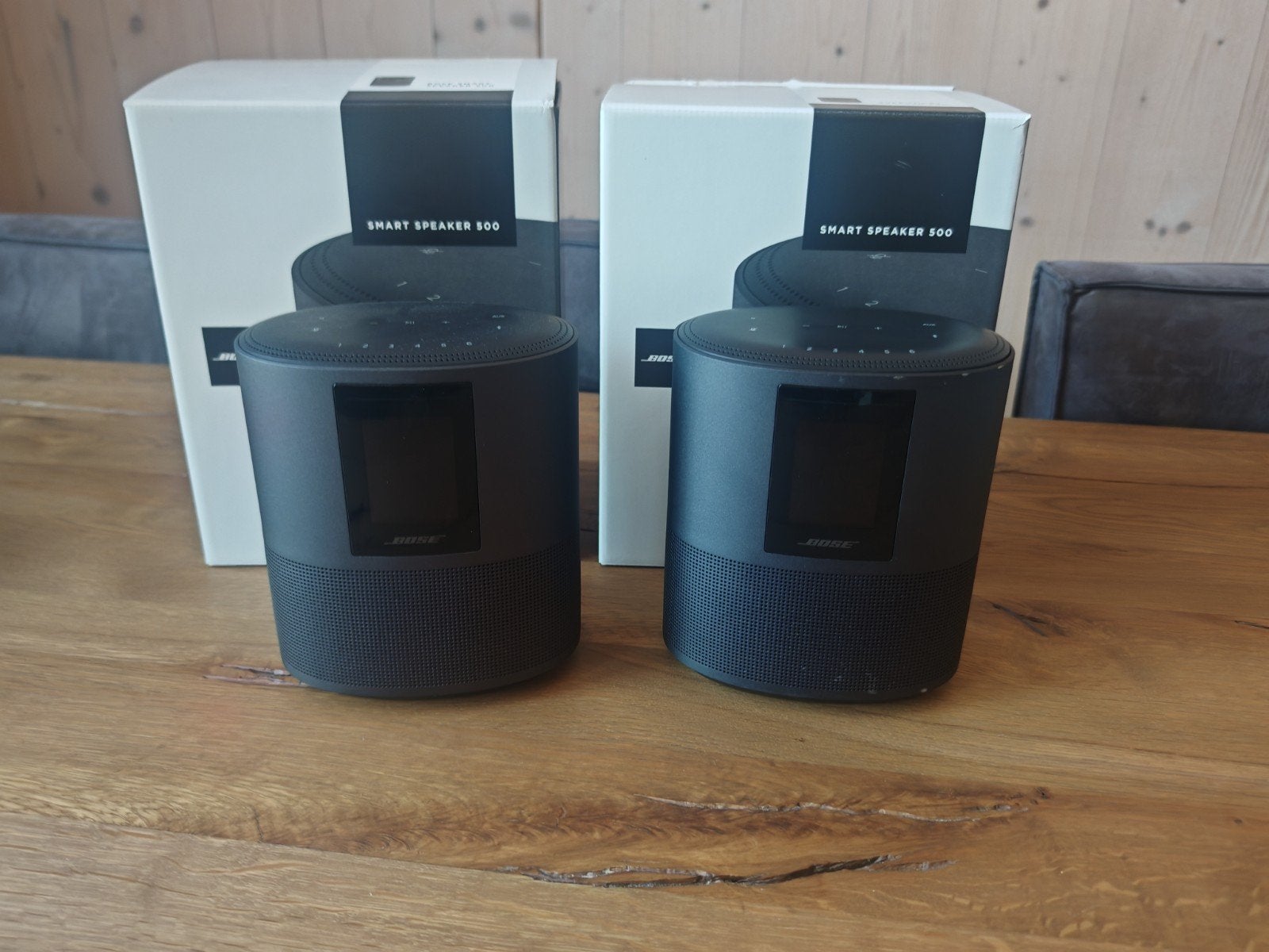 Bose Home Speaker 500: 2 stuks! Evt. met standaard, Ophalen, Slimme speaker, Gebruikt, Bluetooth