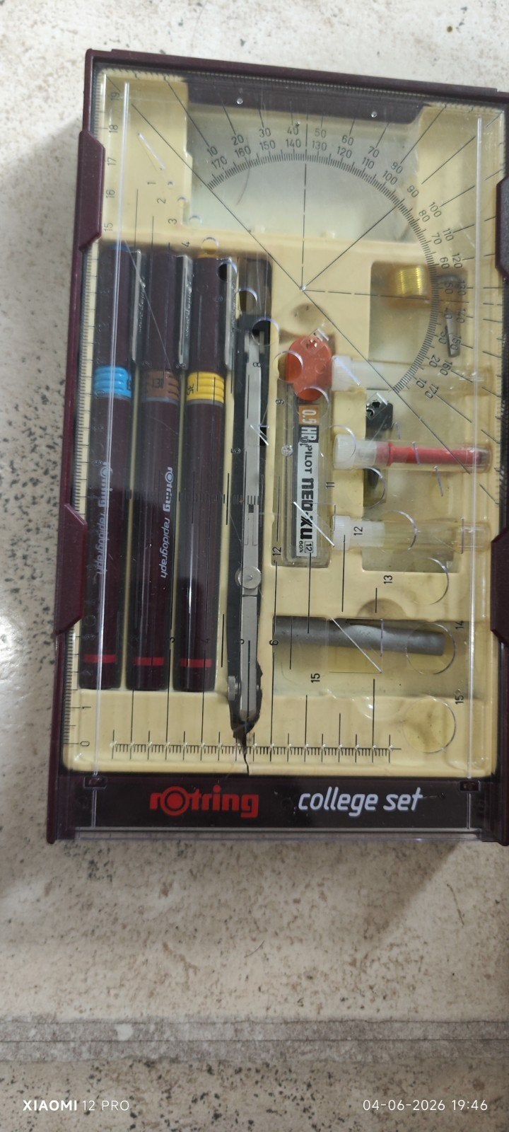 Rotring College Set - Teken- en Tekengereedschap, Ophalen of Verzenden, Gebruikt, Overige typen
